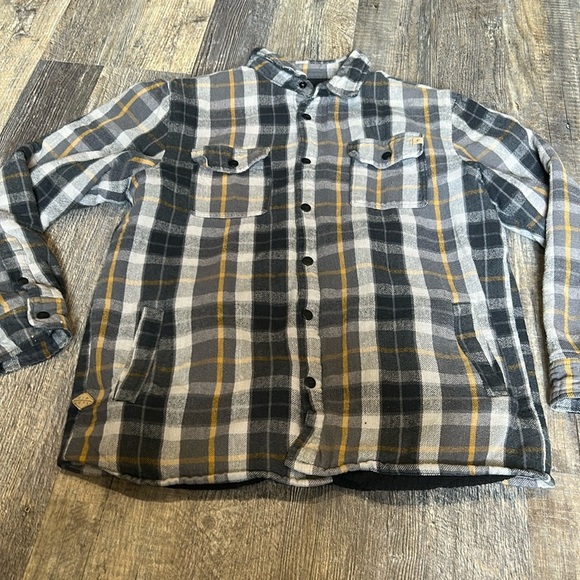 Rip curl Men’s flannel jacket size large - Picture 1 of 9